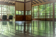 緑と椅子のある景色3