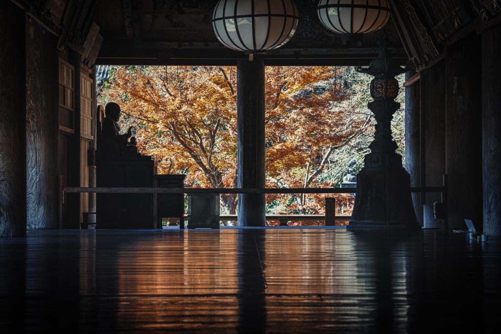 秋の長谷寺1