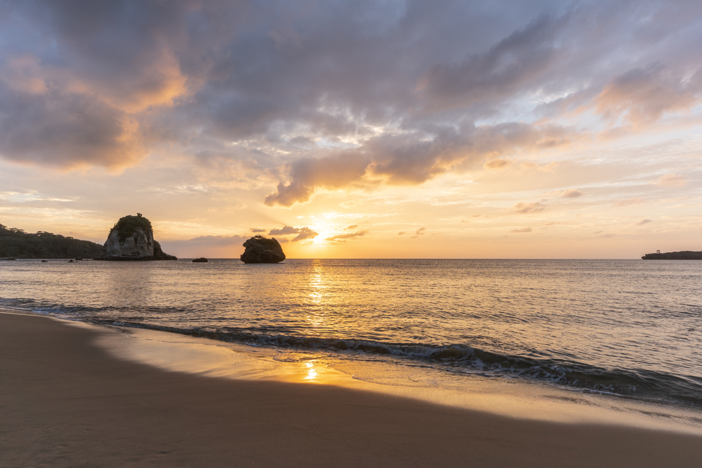 トゥドゥマリ浜夕景