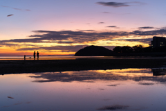 浜辺の夕暮れ3