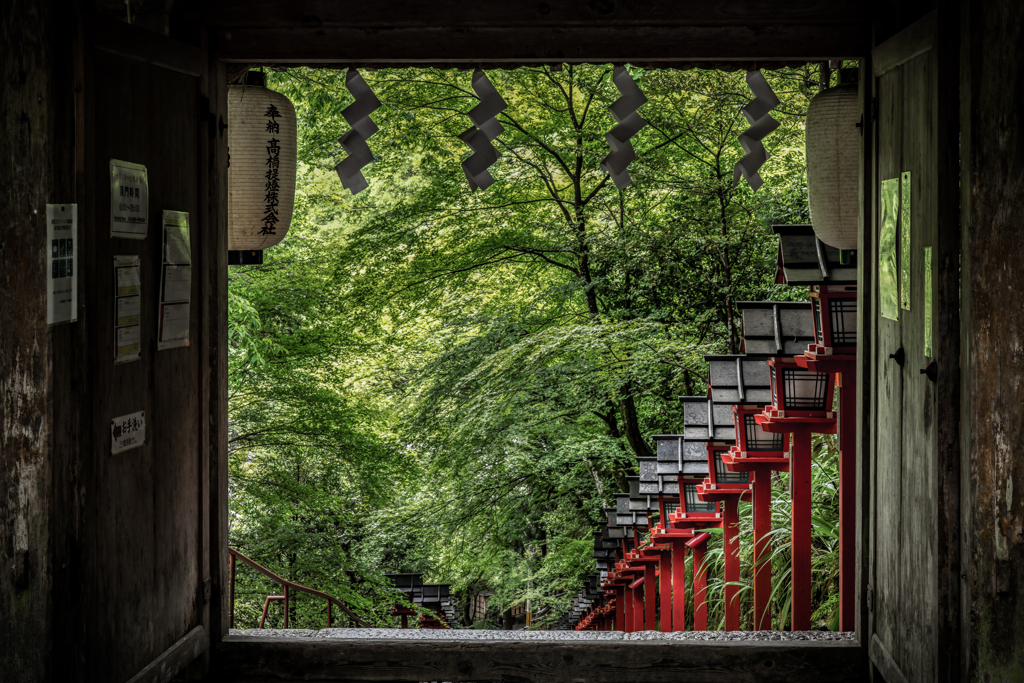 雨上がりの貴船神社2
