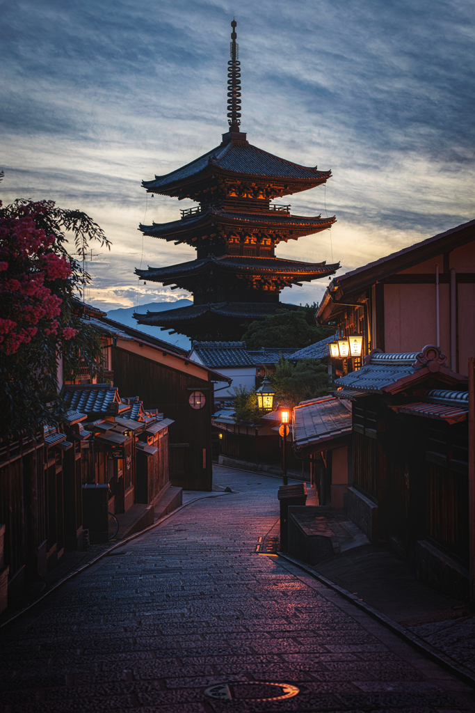 八坂の夕暮