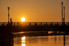 釧路の夕日