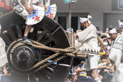 もうすぐ長刀廻ります