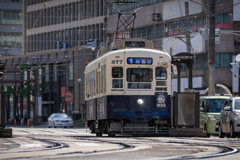 長崎市電崇福寺行