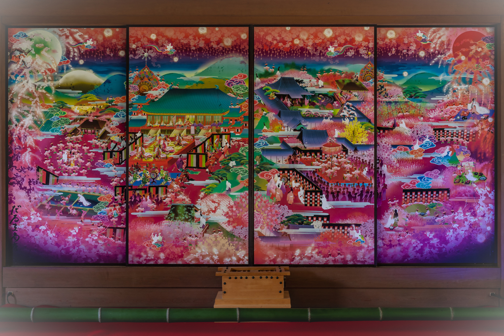 極彩色梅匂小町絵図 