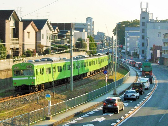 街の電車♪