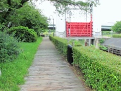 水門と木道♪