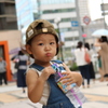 お水をごくごく