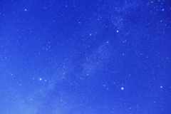 夏の大三角と天の川