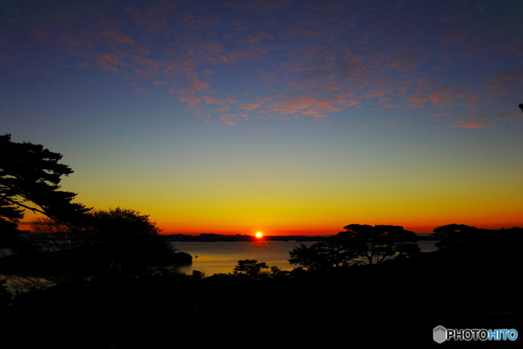 松島の夜明け