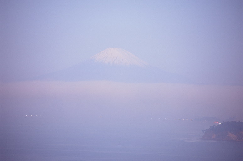 濃霧の朝