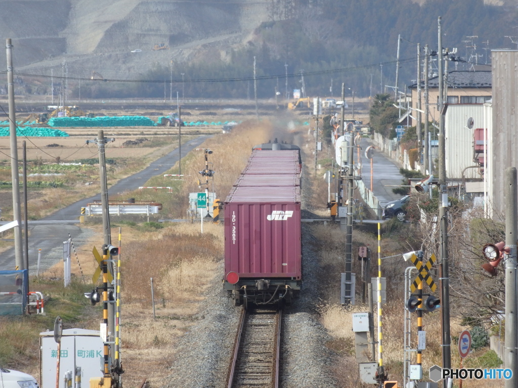 去る列車