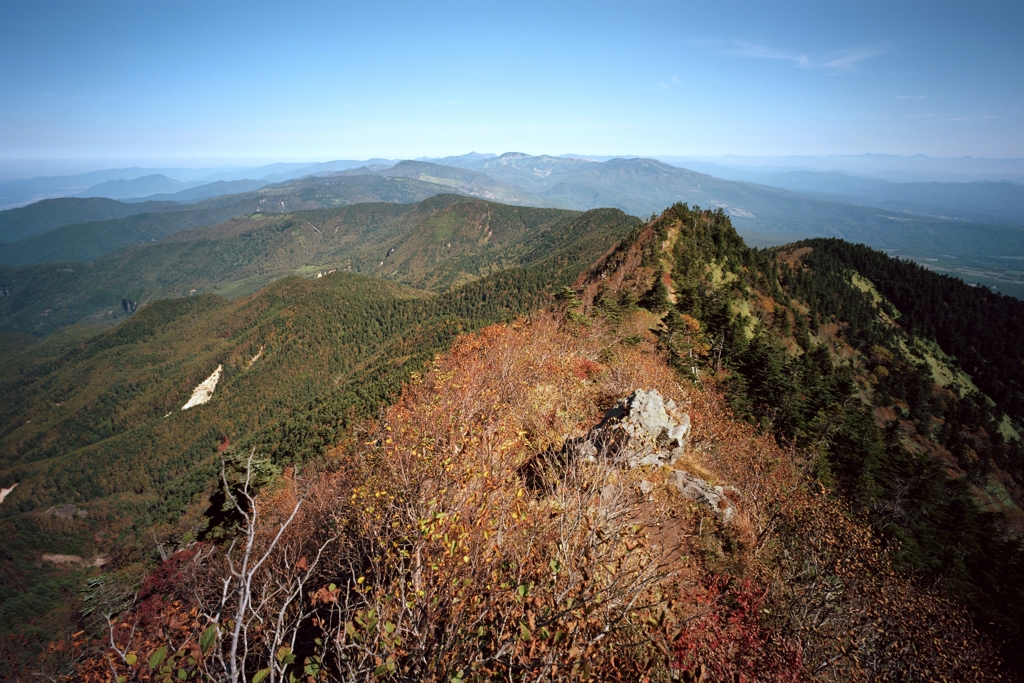 四阿山（浦倉山方面）