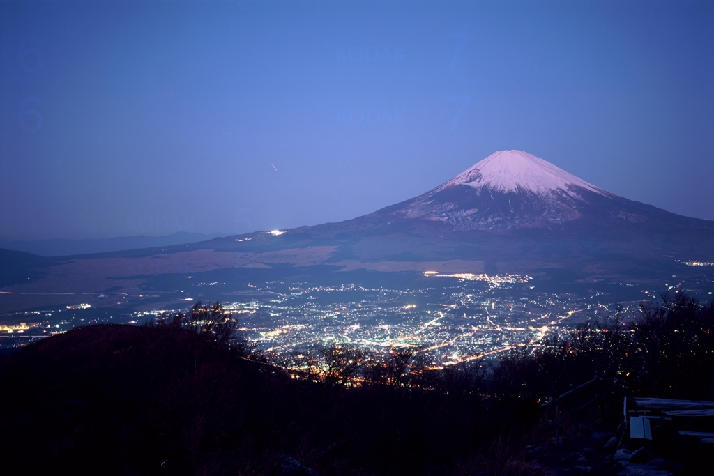 金時山（日の出前）