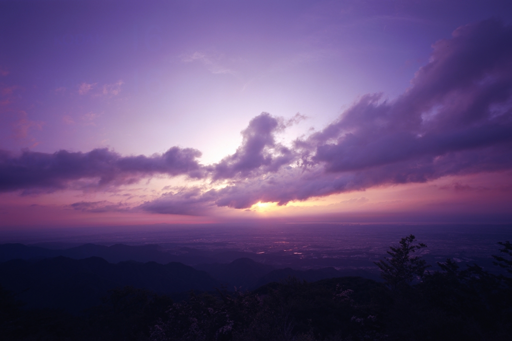 大山（丹沢）・日の出