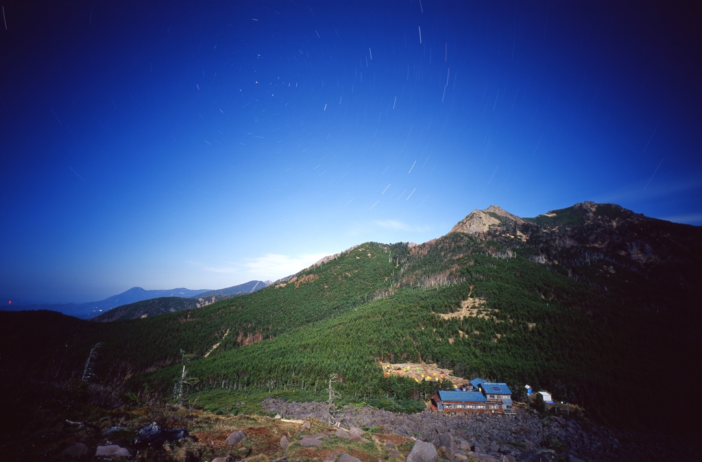 編笠山・青年小屋方面(2016年)