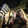 夜の散歩にて