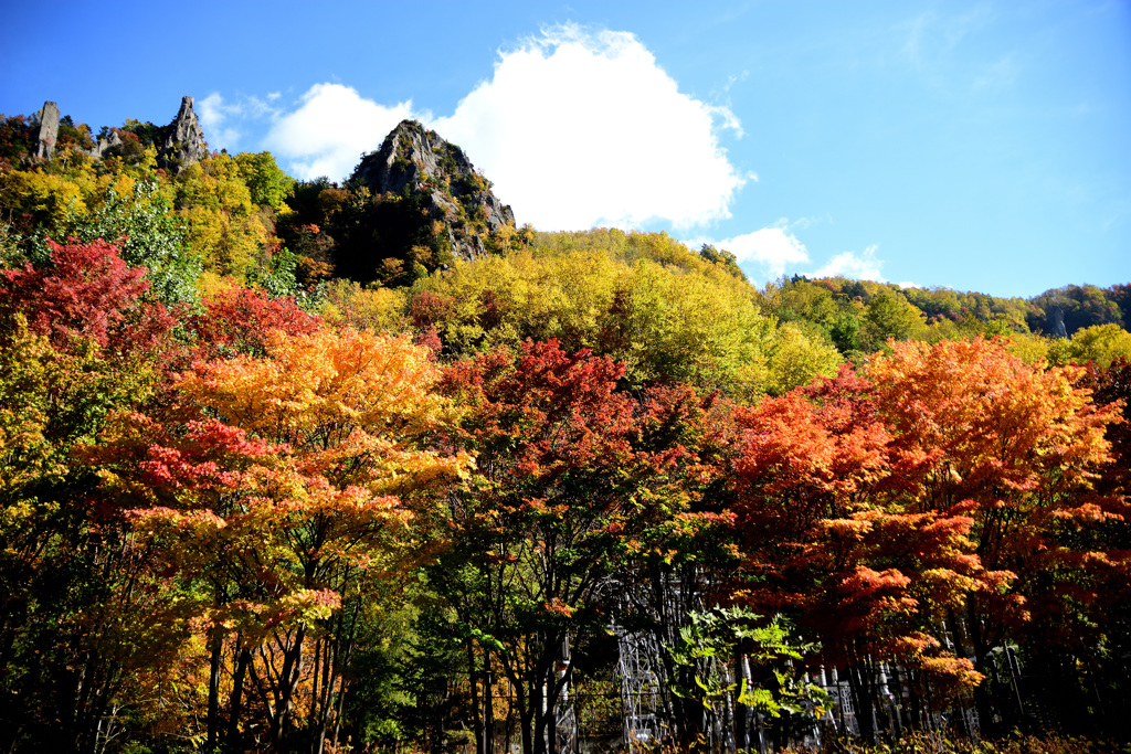 上川層雲峡紅葉2016