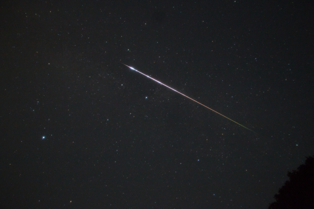 ある日の流れ星