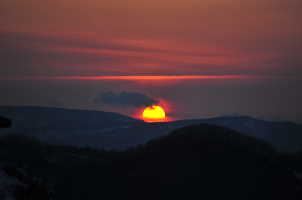 夕焼けの空