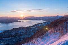 夜明けの洞爺湖 そのに。