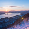 夜明けの洞爺湖 そのに。