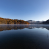 朝の糠平湖 そのいち。
