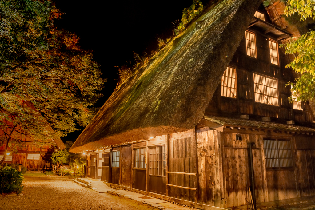 白川郷の夜