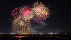 田原祭り 五町合同花火大会②