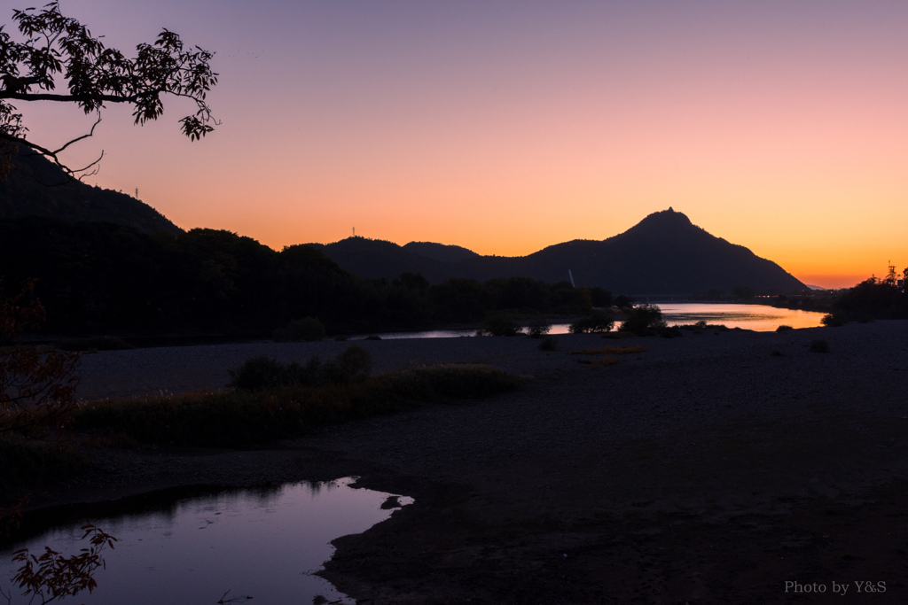 夕景 ～金華山～