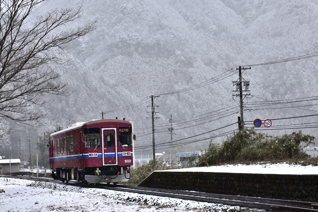 無人駅をあとにして