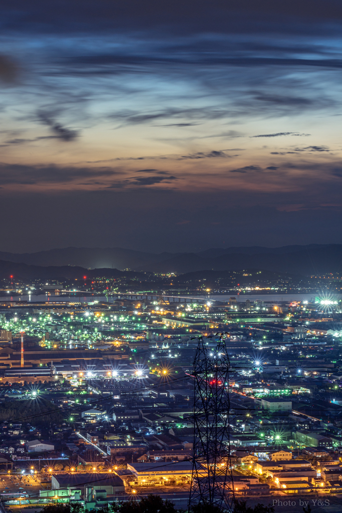 Okayama Night ～水島工場夜景①～