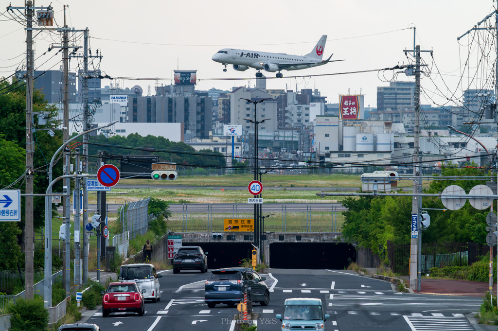 飛行機の綱渡り