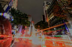 雨の渋谷