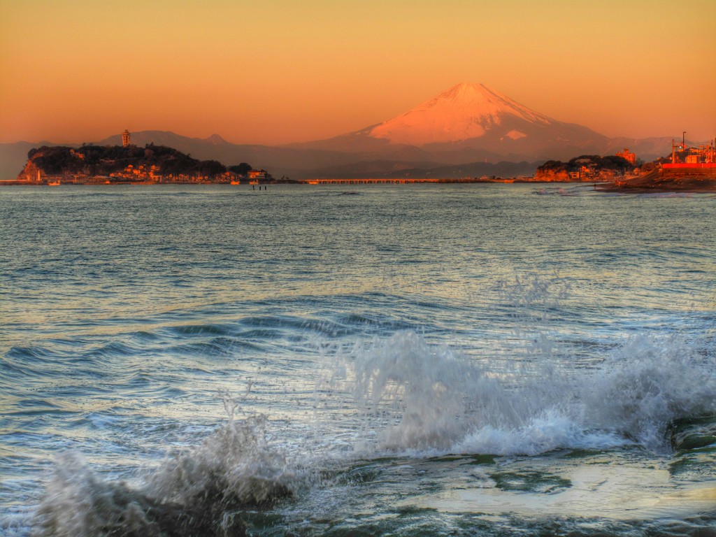稲村ヶ崎の朝景