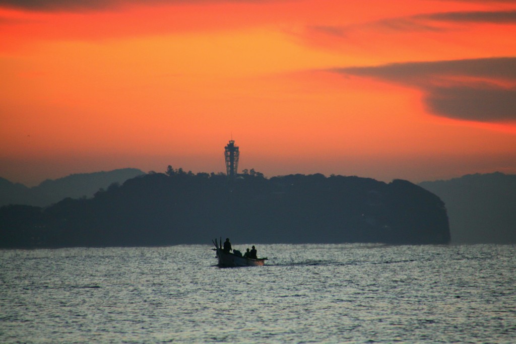 江ノ島の朝