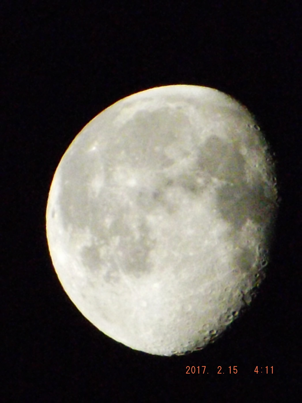 2017/02/15（水）のお月様