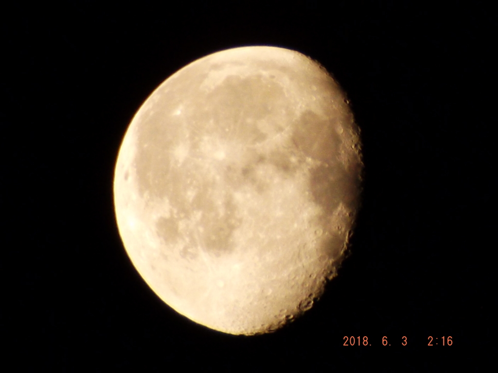 2018/06/03（日）のお月様