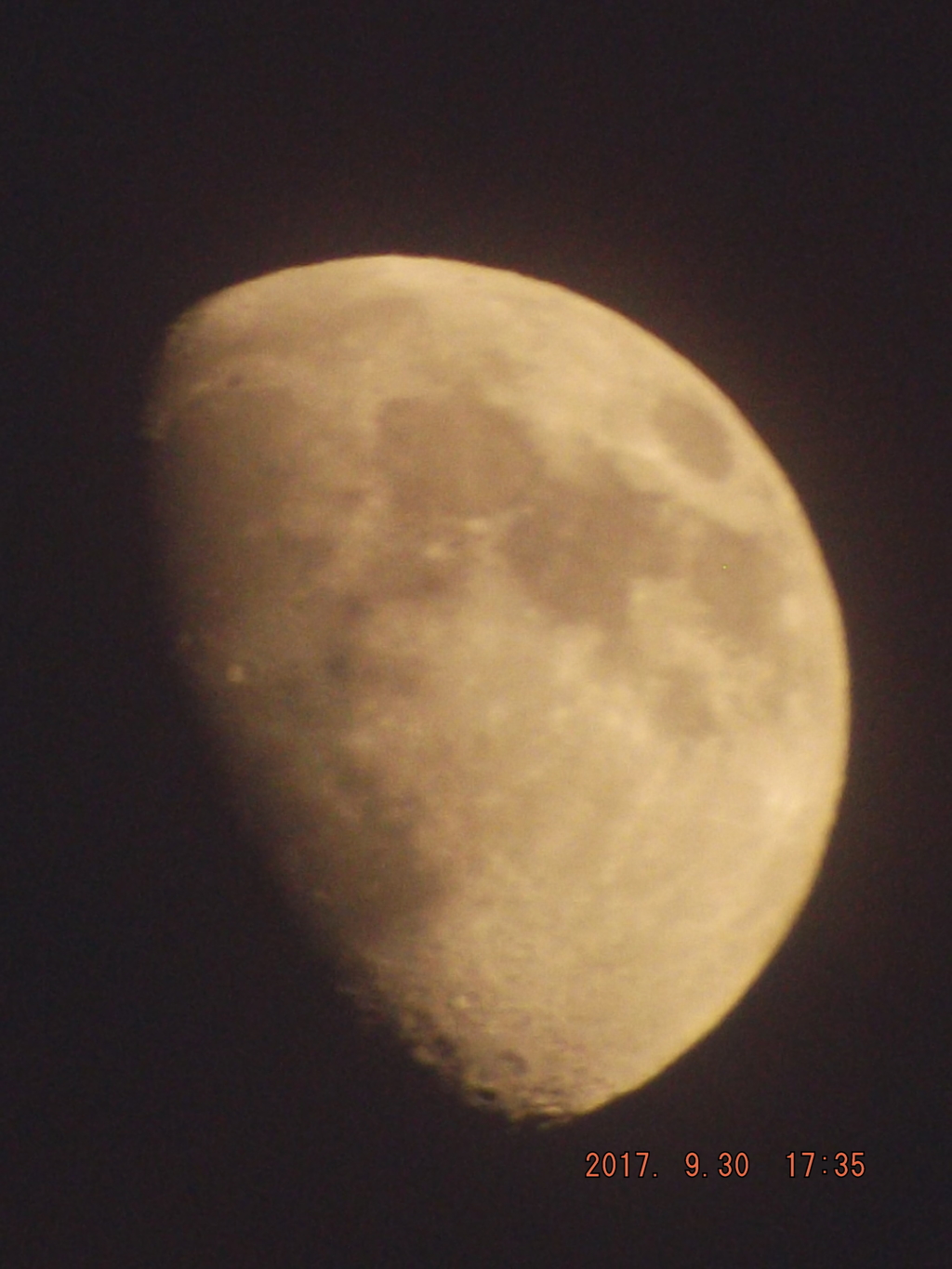 2017/09/30（土）のお月様