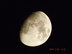 2018/03/28（水）のお月様