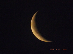 2018/04/12（木）のお月様