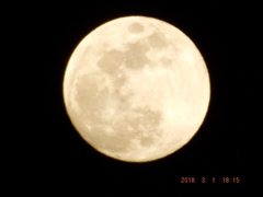 2018/03/01（木）のお月様