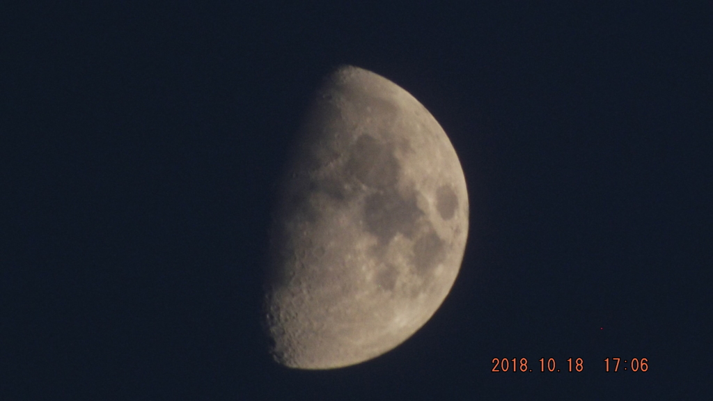 2018/10/18（木）のお月様