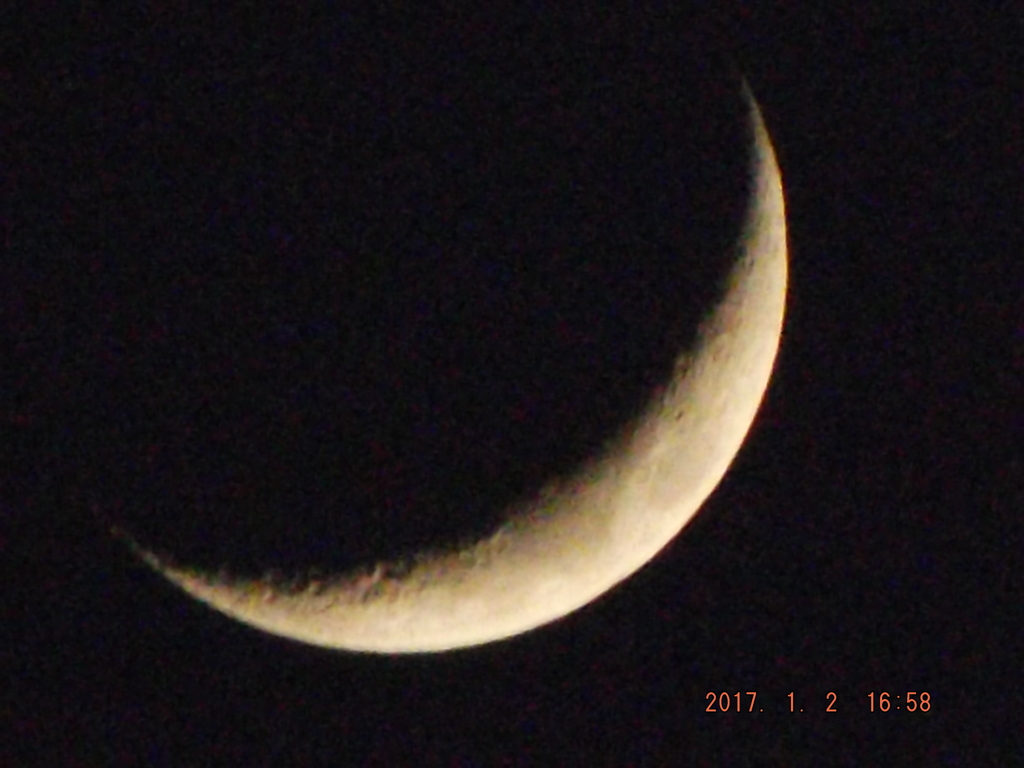 2017/01/02（月）のお月様