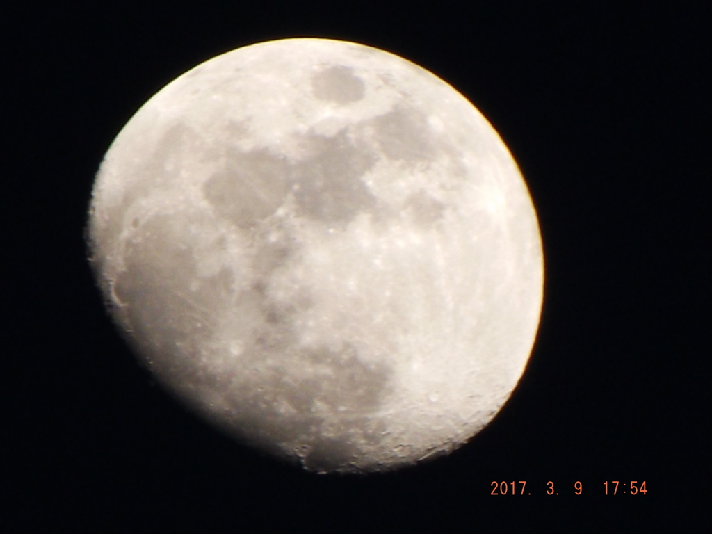 2017/03/09（木）のお月様
