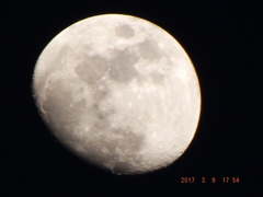 2017/03/09（木）のお月様