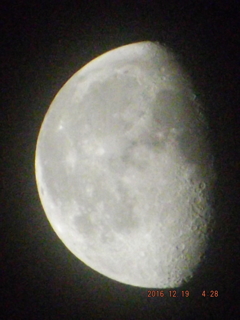 2016/12/19（月）のお月様