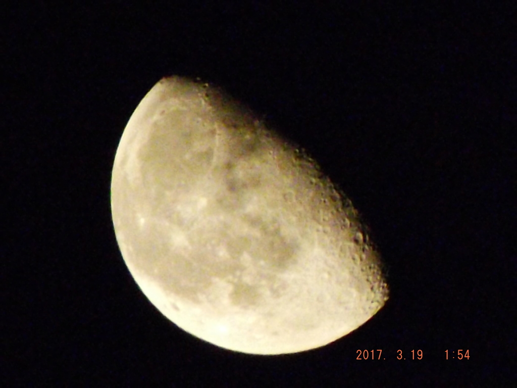 2017/03/19（日）のお月様