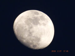 2018/02/27(火)のお月様